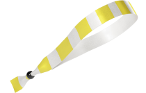 Fabric Yellow White Stripe