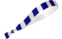 Fabric Blue White Stripe