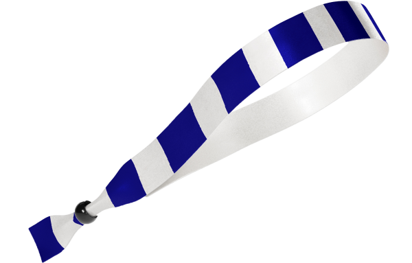 Fabric Blue White Stripe