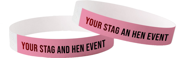 Stag and hen wristbands in Malta