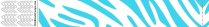 Plain Zebra Blue Wristbands
